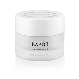 BABOR SKINOVAGE Calming Cream, Gesichtscreme für empfindliche Haut, Feuchtigkeitspflege ohne Farb- oder Duftstoffe, Vegane Formel, 50 ml - 1