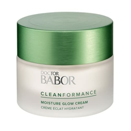 DOCTOR BABOR CLEANFORMANCE Gesichtscreme für trockene Haut, Feuchtigkeitscreme mit Vitamin E, Vegane Formel, Moisture Glow Cream, 1 x 50 ml - 1