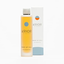 KRIOR Ice Essential 50ml I Wake Up Call - Premium Skin Icing - Anti Aging Pflege gegen Falten - Für straffere Haut - mit Hyaluronsäure, Vitamin C, Panthenol, Tigergras & Aloe Vera - gegen Müdigkeit - 1