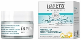 lavera Feuchtigkeitscreme Q10 ∙ Reduziert Falten ∙ Spendet Feuchtigkeit ∙ Anti Aging Tagescreme ∙ Tagespflege vegan ✔ Bio ✔ Naturkosmetik ✔ Natural ✔ Kosmetik Gesichtscreme 1er Pack (1x50ml) - 1