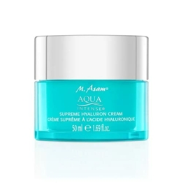 M. Asam Aqua Intense Supreme Hyaluron Cream (50ml) - Parfümfreie Feuchtigkeitscreme geeignet für sensible und empfindliche Haut, Gesichtscreme für ein glattes, pralles Hautbild - 1