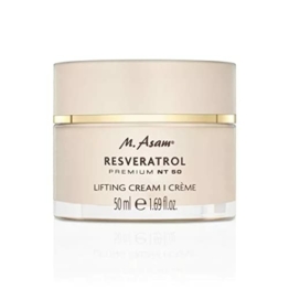 M. Asam Resveratrol Premium NT50 Lifting Crème (50ml) – Anti Aging Crème mit Resveratrol für glatte & sichtbar geliftete Haut – Hyaluron Creme, Gesichtspflege für jeden Hauttyp - 1