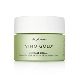 M. Asam VINO GOLD 24h Gesichtscreme (50 ml) – 24h Tagescreme & Nachtcreme gegen Linien & Fältchen, starker Schutz vor vorzeitiger Hautalterung, Anti-Aging, vegane Gesichtspflege - 1