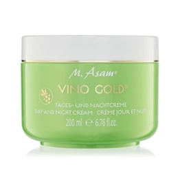 M. Asam Vino Gold Tagescreme & Nachtcreme (200ml) – 24h Anti-Falten Creme für ein optimiertes & jugendliches Hautbild, Gesichtspflege für jeden Hauttyp - 1