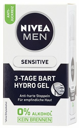 Nivea Men Sensitive 3-Tage Bart Gel, 1er Pack, 1 x 50 ml - 1