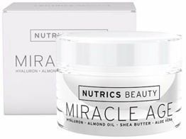 Nutrics Beauty | Anti Age Tages und Nachtcreme | Hyaluronsäure + Aloe Vera + Shea Butter | 50 ml | Ohne Silikone - Made in Germany - 1