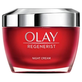 OLAY Regenerist Nachtcreme | 50ml | Spendet Intensiv Feuchtigkeit Und Strafft die Haut Sichtbar | Gesichtspflege Mit Amino-Peptiden Und Vitamin B3 | Gesichtscreme Damen - 1