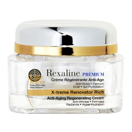 Rexaline X-treme Renovator Rich - regenerierende Anti-Age Creme - Hyaluronsäure Anti-Faltenpflege - nährend, beruhigend, regenerierend - feuchtigkeitsspendende Gesichtspflege - 50 ml - 1