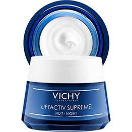 VICHY Liftactiv Supreme Gesichtspflege Nacht 50 ml Straffende Anti Aging Skincare - für eine straffer wirkende Haut - Nachtcreme / Gesichtscreme für Frauen - 1